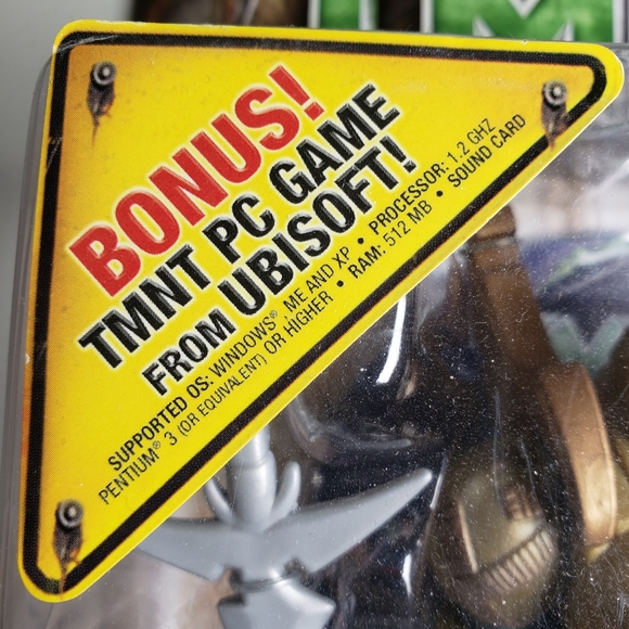 TMNT Action Figure Max Winters NEW Teenage Mutant Ninja Turtles Bonus PC Game - Picture 5 of 6